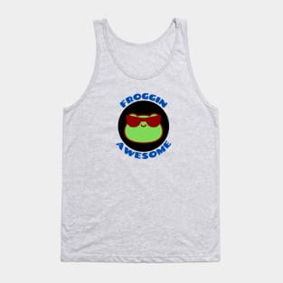 Froggin Awesome | Cute Frog Pun Tank Top